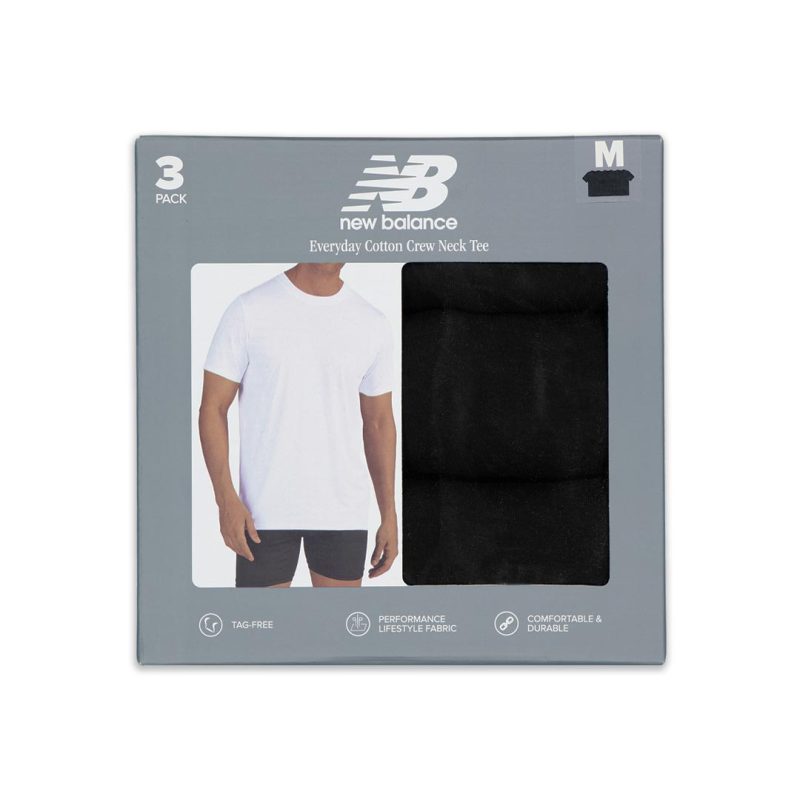 New Balance Men s 3 Pack Cotton T Shirt NB 3026 3 959N 5