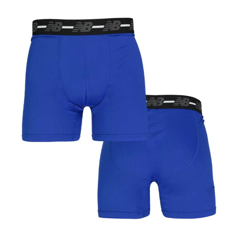 New Balance Men s 5 Pack Performance Boxer Brief NB5BOX BLU 03