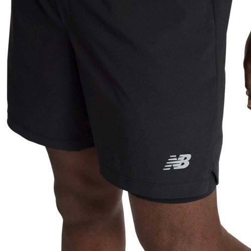 New Balance Men s AC 7 Lined Shorts MS41288 BK 010