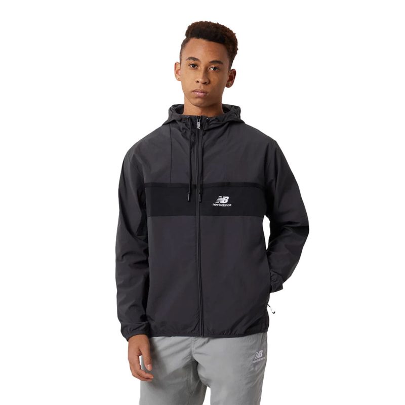 New Balance Men s Amplified Windbreaker Jacket MJ21500 PHM 02