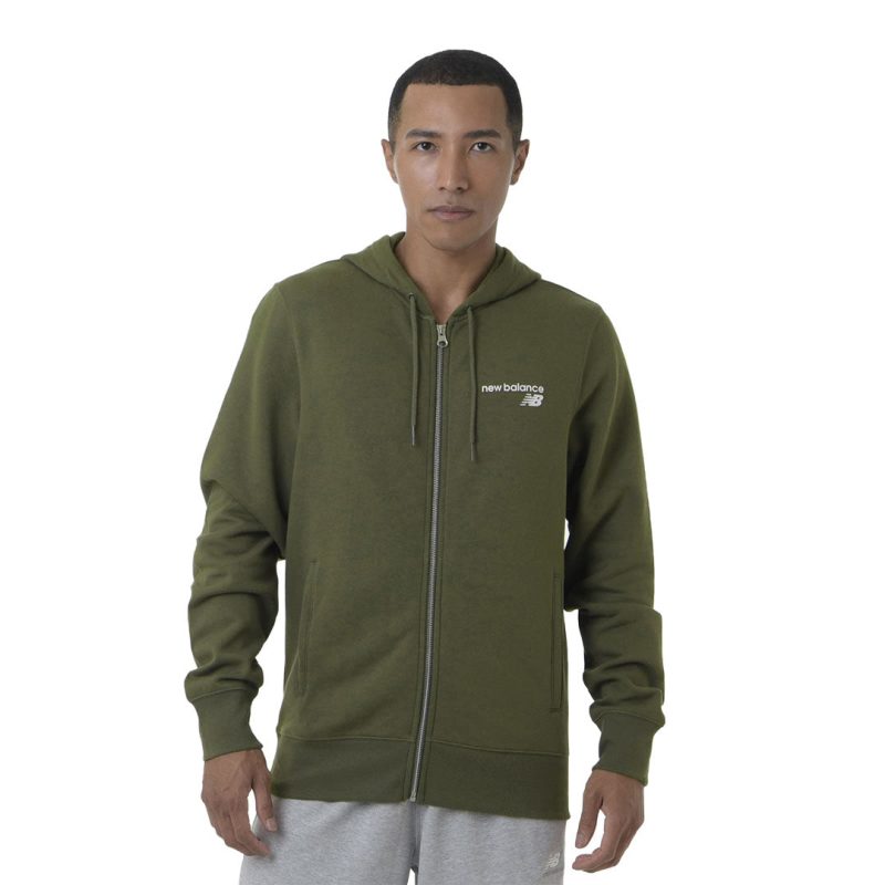 New Balance Men s Classic Core Full Zip Hoodie MJ03907 ARG 02 727e4bab 0e20 4006 92e0 ef1297e3f850