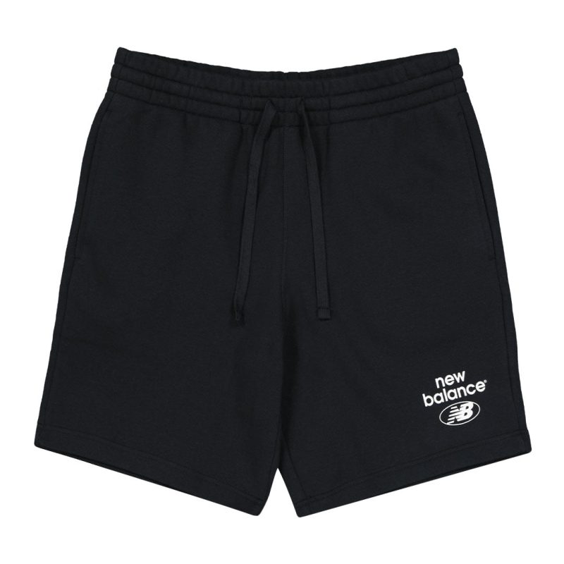 New Balance Men s Essentials Fleece Shorts MS31590 BK 01