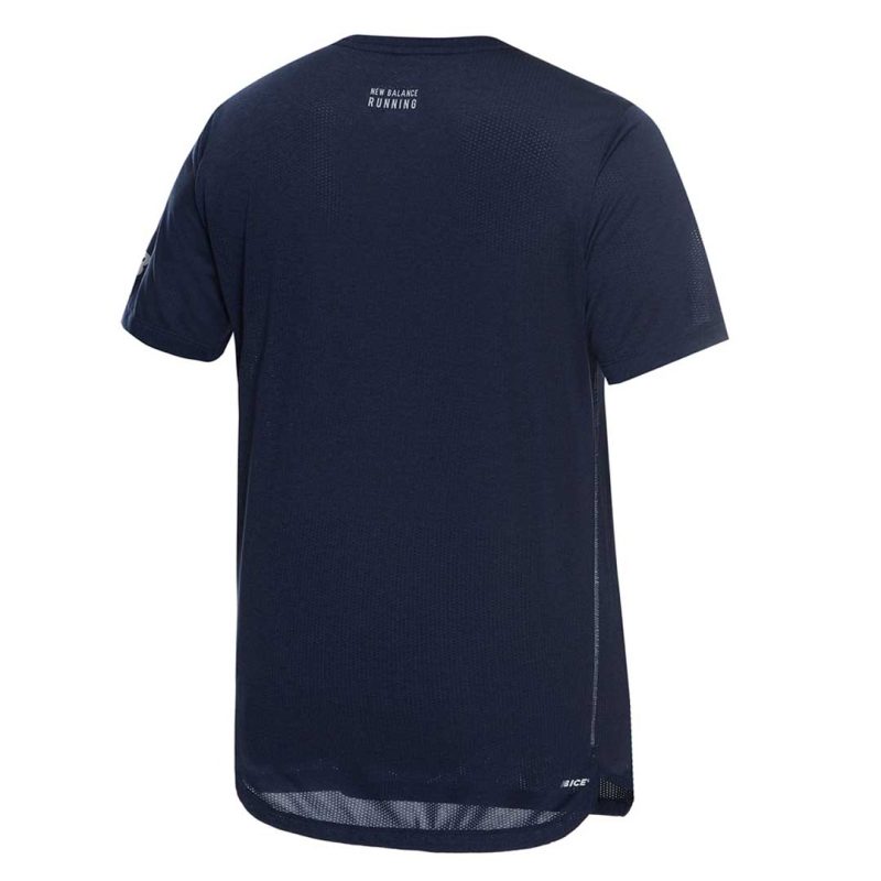 New Balance Men s Graphic Impact Run T Shirt MT21277 NML 02