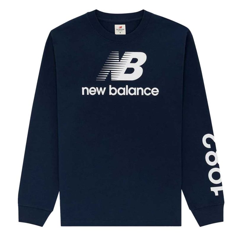 New Balance Men s MADE In USA Long Sleeve T Shirt MT21548 NGO 1