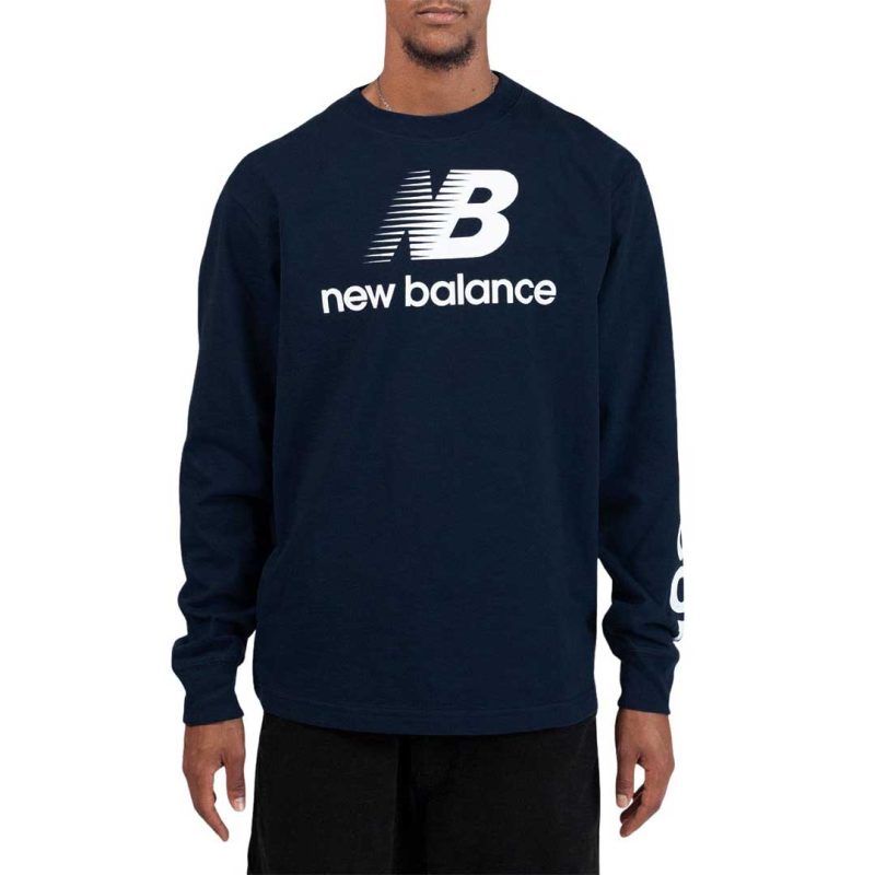 New Balance Men s MADE In USA Long Sleeve T Shirt MT21548 NGO 2