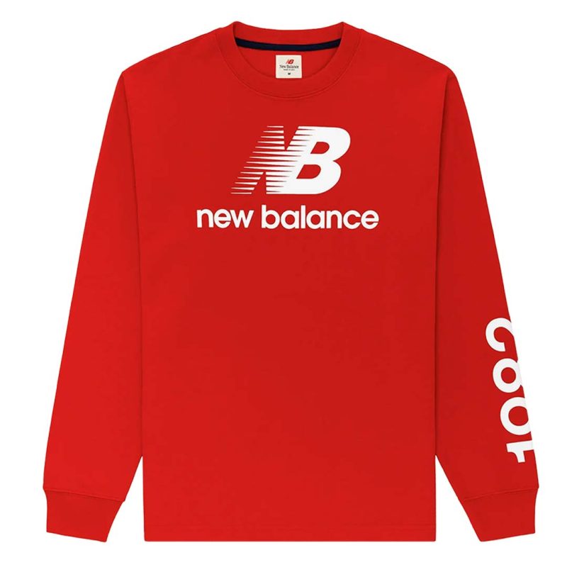 New Balance Men s MADE In USA Long Sleeve T Shirt MT21548 TRE 1