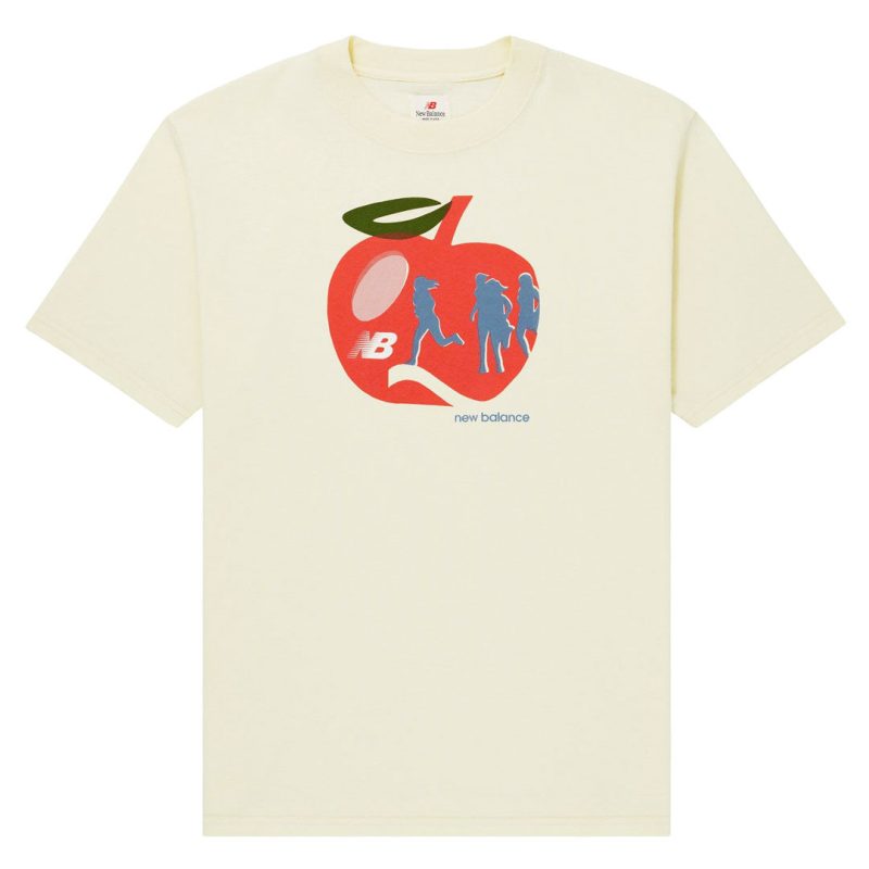 New Balance Men s Made In USA Apple Graphic T Shirt MT31547 DGL 01