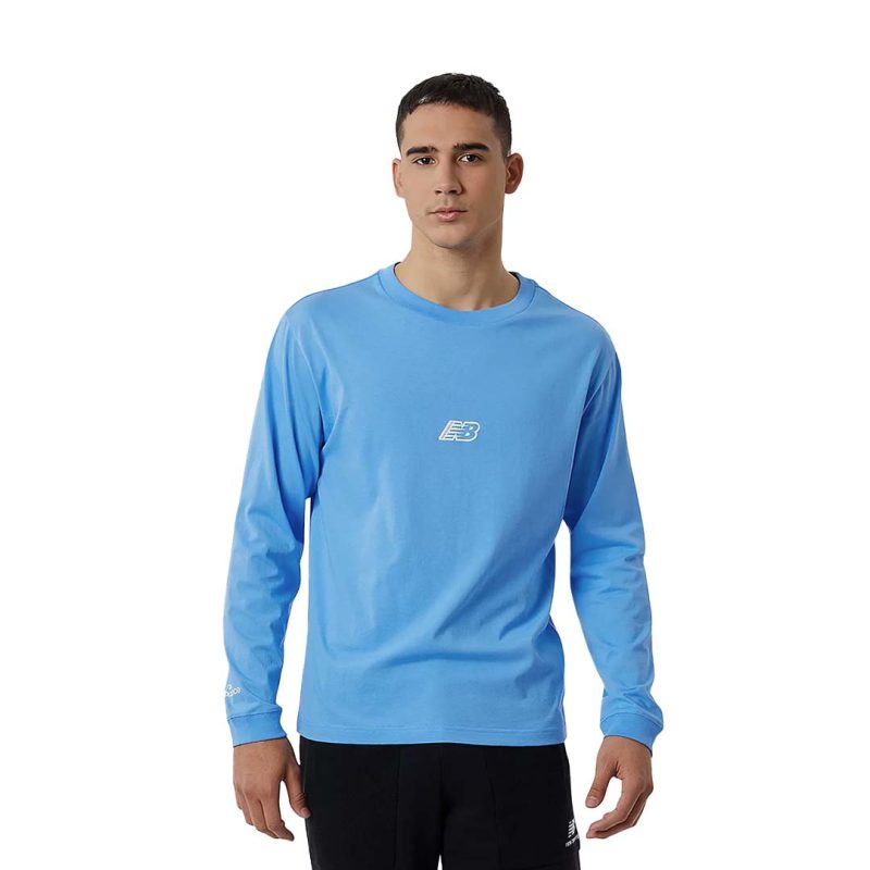 New Balance Men s Magnify Long Sleeve T Shirt MT23515 SK 2