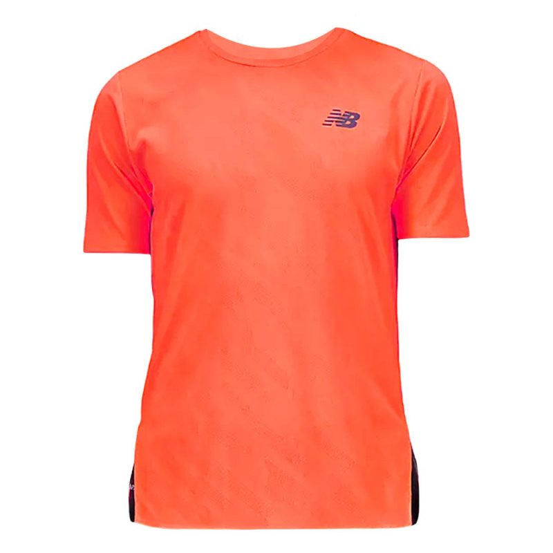 New Balance Men s Q Speed Jacquard Short Sleeve T Shirt MT23281 NDF 01