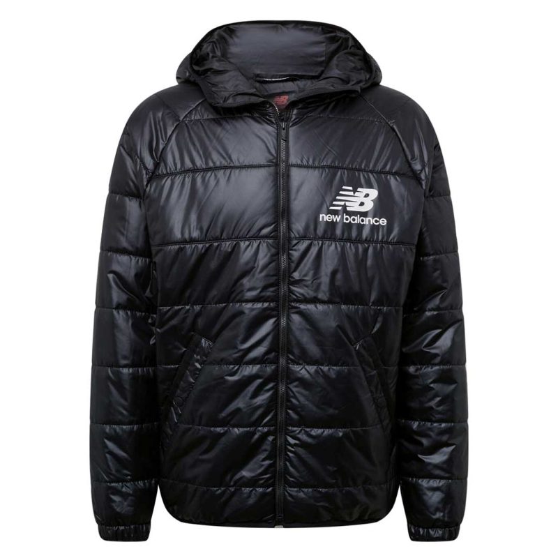 New Balance Men s Winterized Synthetic Puffer Jacket MJ13513 BK 01