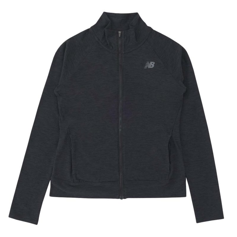 New Balance Women Space Dye Track Jacket WJ11466 BK 4