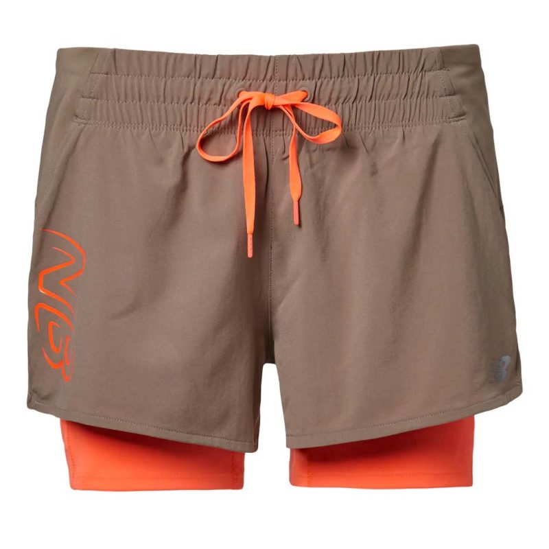 New Balance Women s 2in1 Running Short WS21271 MS