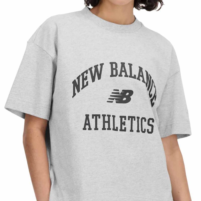 New Balance Women s Athletics Varsity Boxy T Shirt WT33551 AG 05