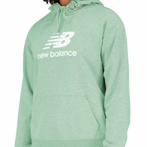 New Balance Women s Essential Stacked Logo French Terry Hoodie WT31533 SAE 06