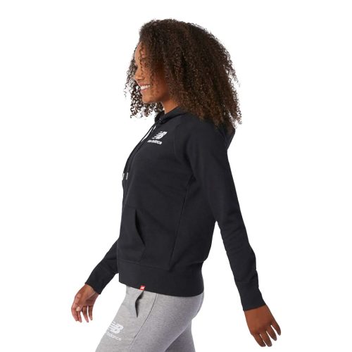 New Balance Women s Essentials Full Zip Hoodie WJ03530 BK 4