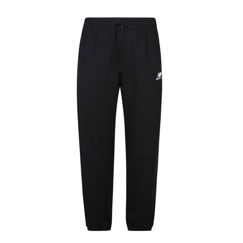 New Balance Women s Essentials Stacked Logo French Terry Pant WP31530 BK 01