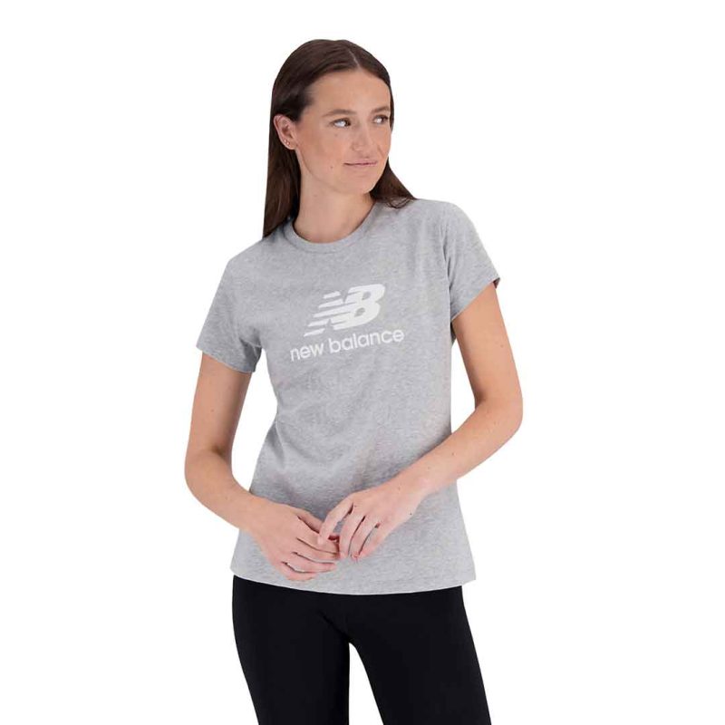 New Balance Women s Essentials Stacked Logo T Shirt WT31546 AG 2 9d1a00bf 6203 41e7 8d9c ecfaca4ad860