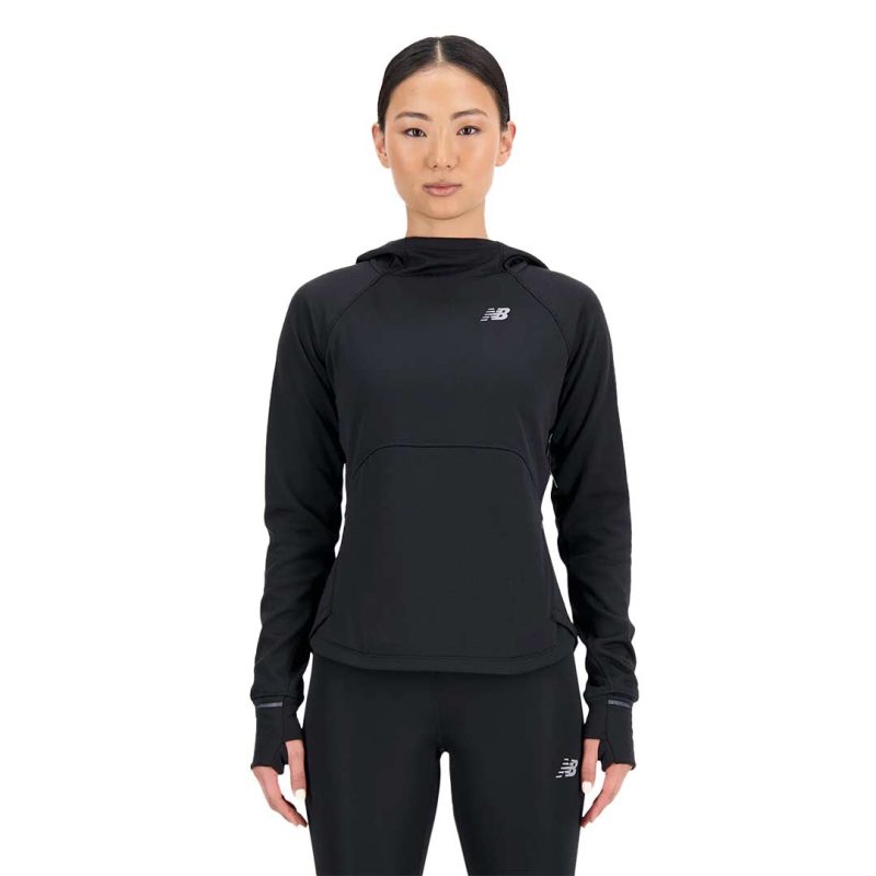 New Balance Women s Heat Grid Hoodie WT33259 BK 2