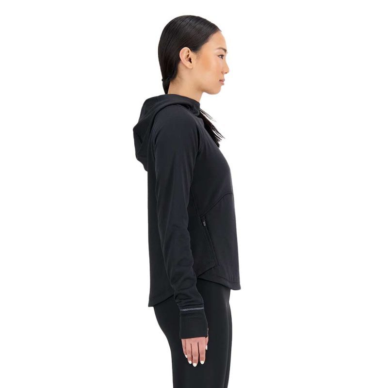 New Balance Women s Heat Grid Hoodie WT33259 BK 3