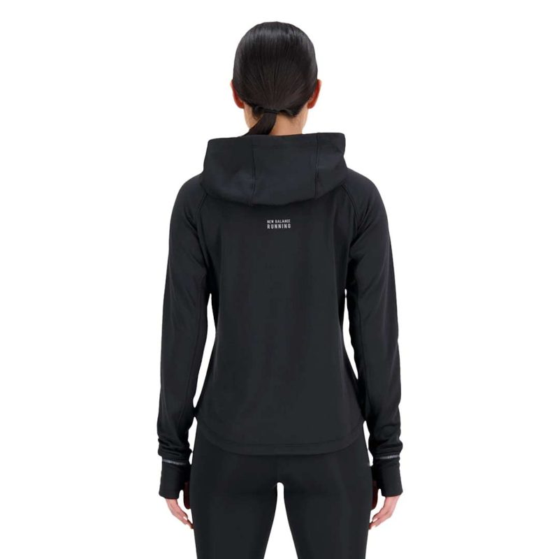 New Balance Women s Heat Grid Hoodie WT33259 BK 4