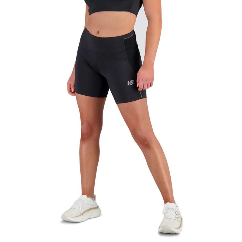 New Balance Women s Impact Run Fitted Shorts WS21272 BK 02