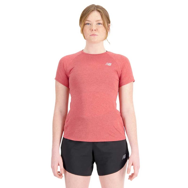 New Balance Women s Impact Run Short Sleeve T Shirt WT21262 ASO 2