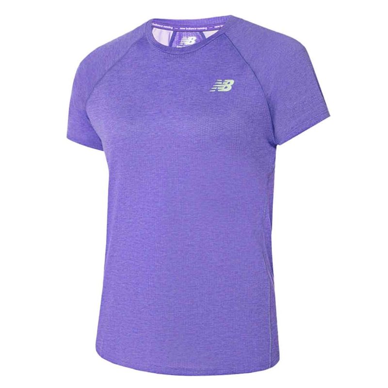 New Balance Women s Impact Run Short Sleeve T Shirt WT21262 EIH 1