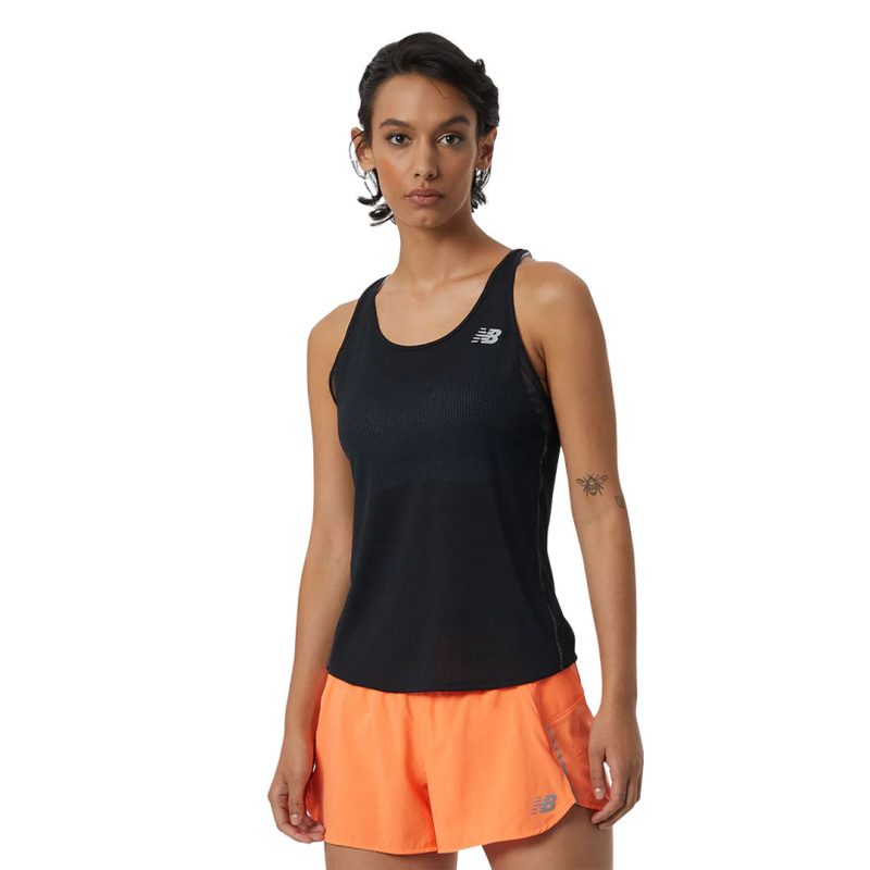 New Balance Women s Impact Run Tank Top WT21260 BK 02