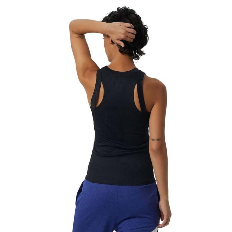 New Balance Women s Perfect Rib Tank Top WT21108 BK 4