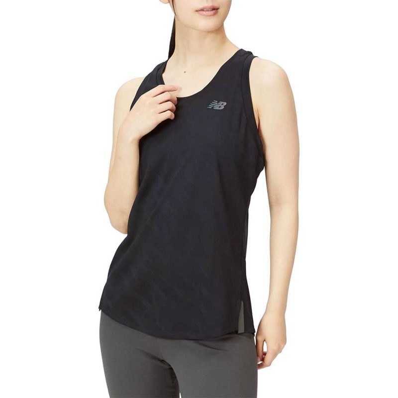 New Balance Women s Q Speed Jacquard Tank Top WT23280 BK 2