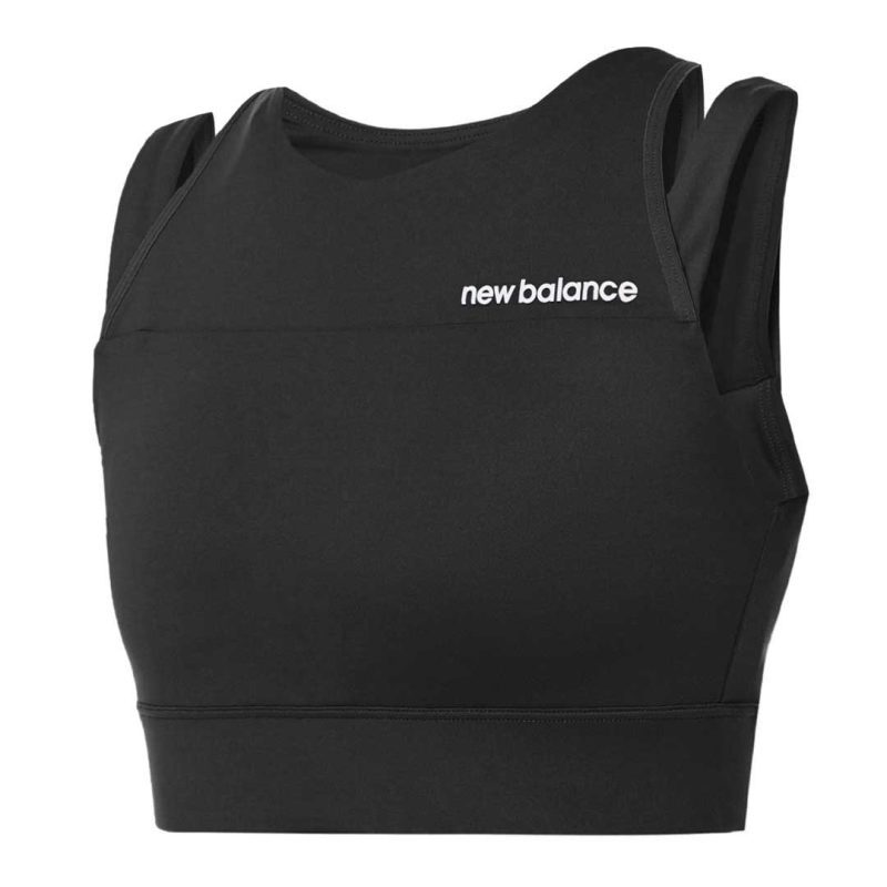 New Balance Women s Shape Shield Crop Bra WB21110 BK 1