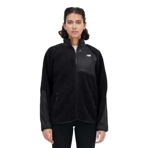 New Balance Women s Speed Sherpa Jacket WJ33285 BK 03