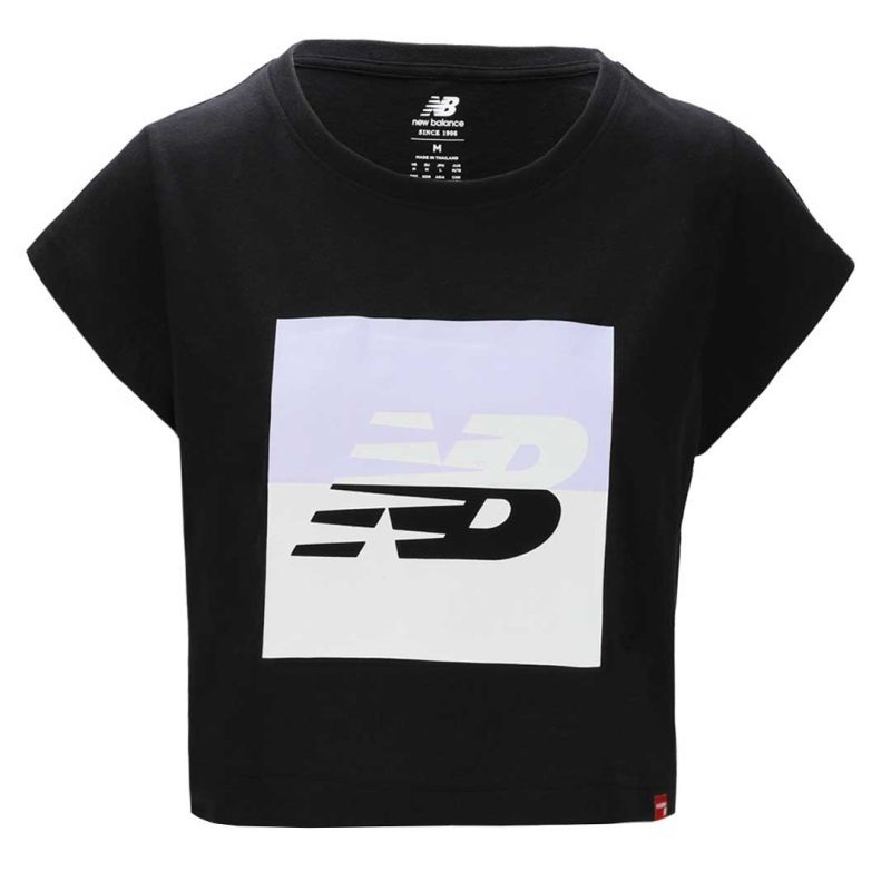 New Balance Women s Tee WT21803 BK 1