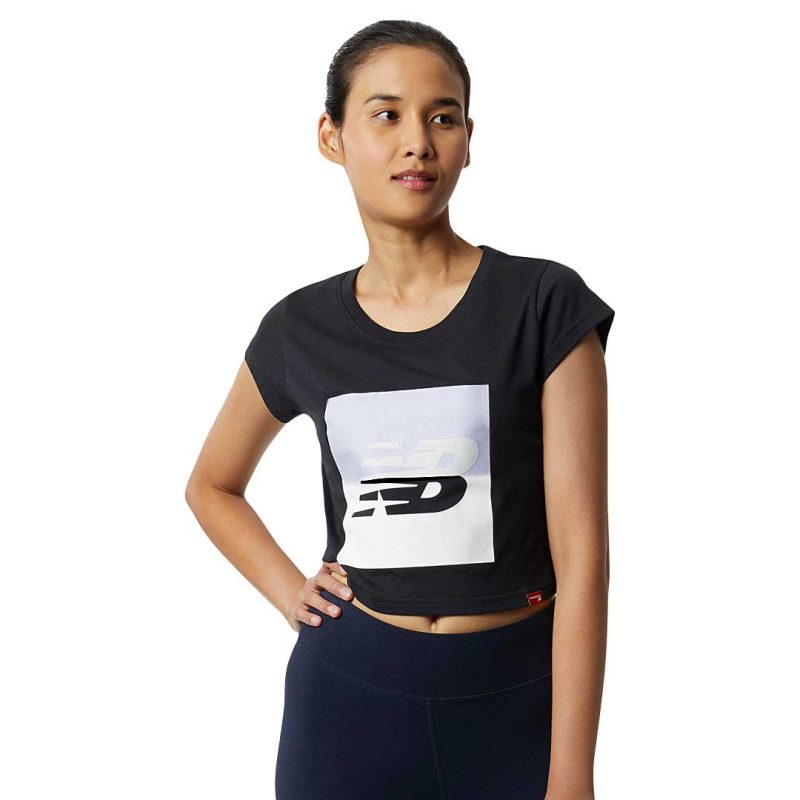 New Balance Women s Tee WT21803 BK 2