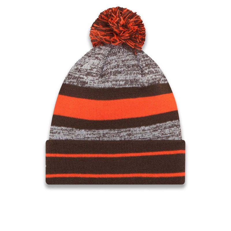 New Era Cleveland Browns Cuff Pom Knit 11239806 02