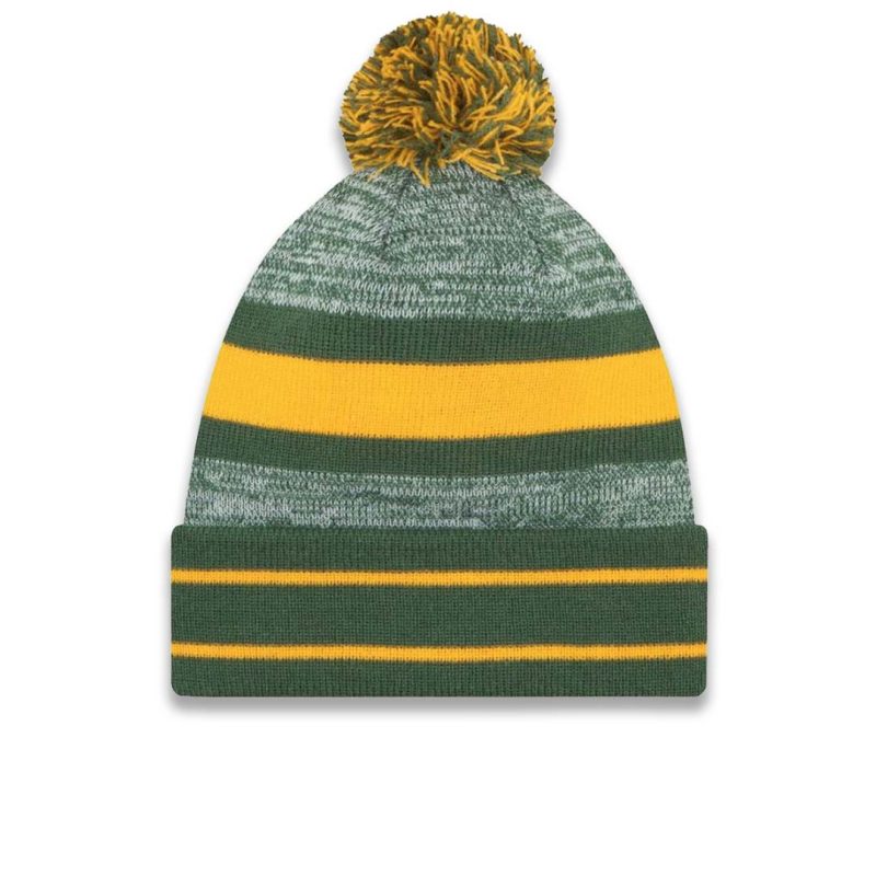 New Era Green Bay Packers Cuff Pom Knit 11239803 02