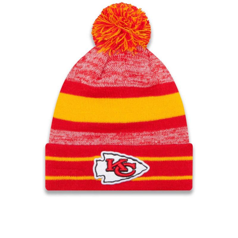 New Era Kansas City Chiefs Cuff Pom Knit 11239799 01