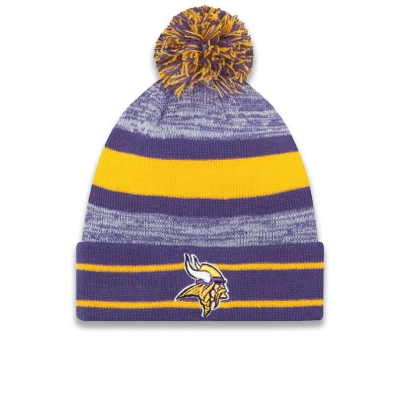 New Era Minnesota Vikings Cuff Pom Knit 11239797 01