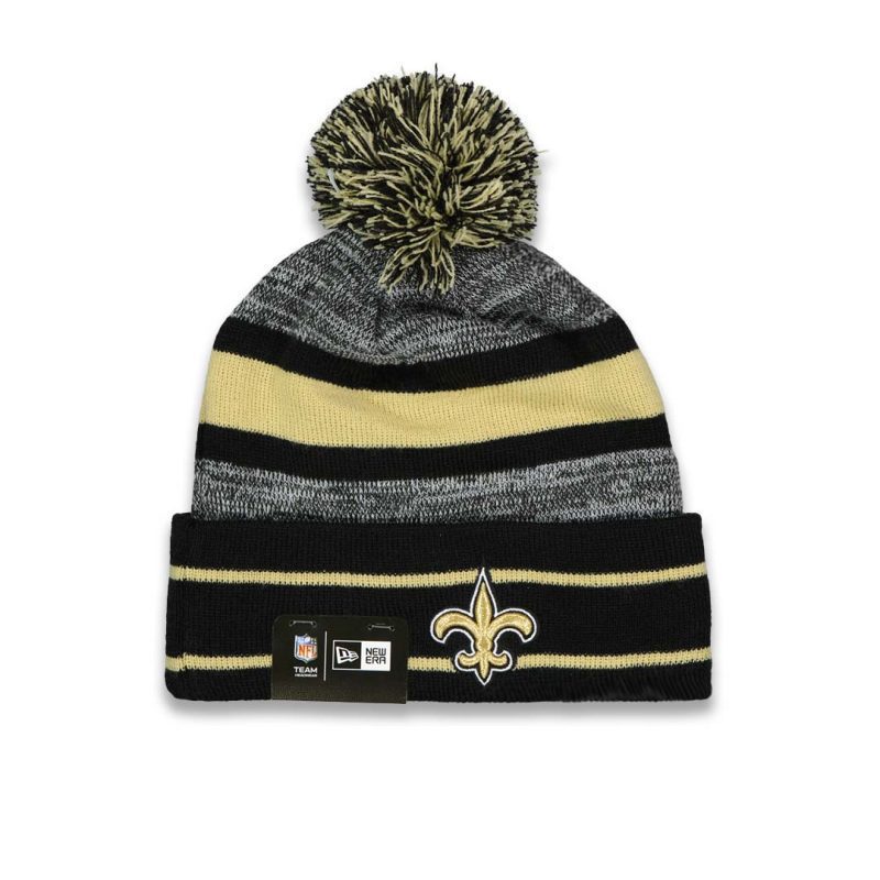 New Era New Orleans Saints Cuff Pom Knit 11239795 01