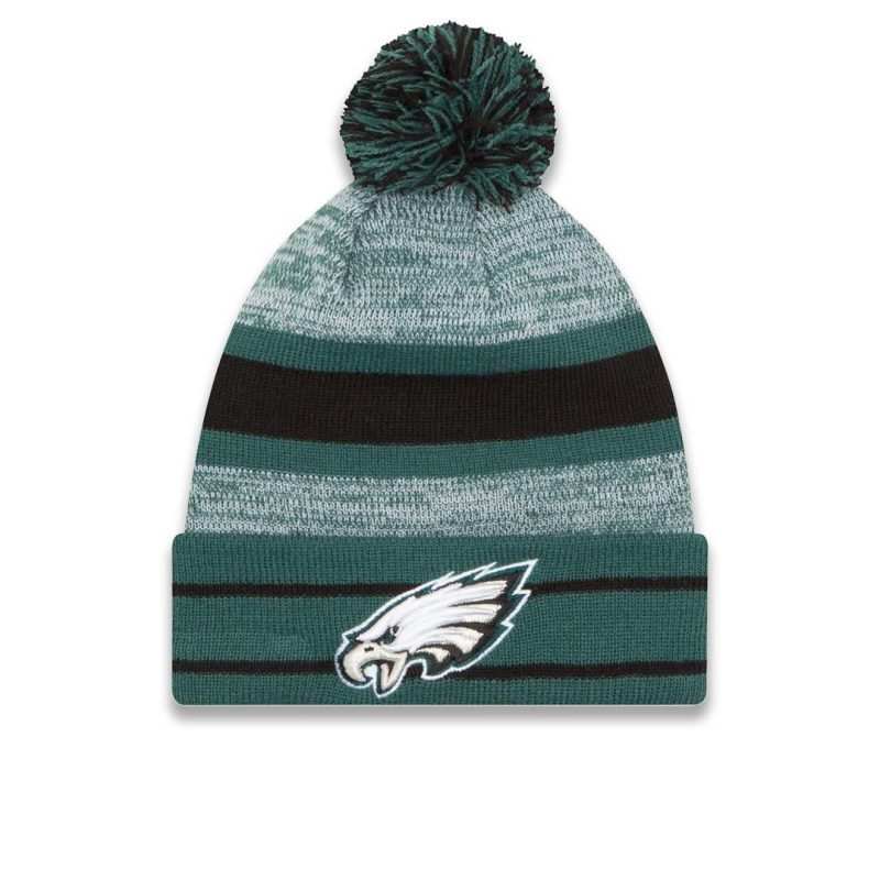 New Era Philadelphia Eagles Cuff Pom Knit 11239791 01