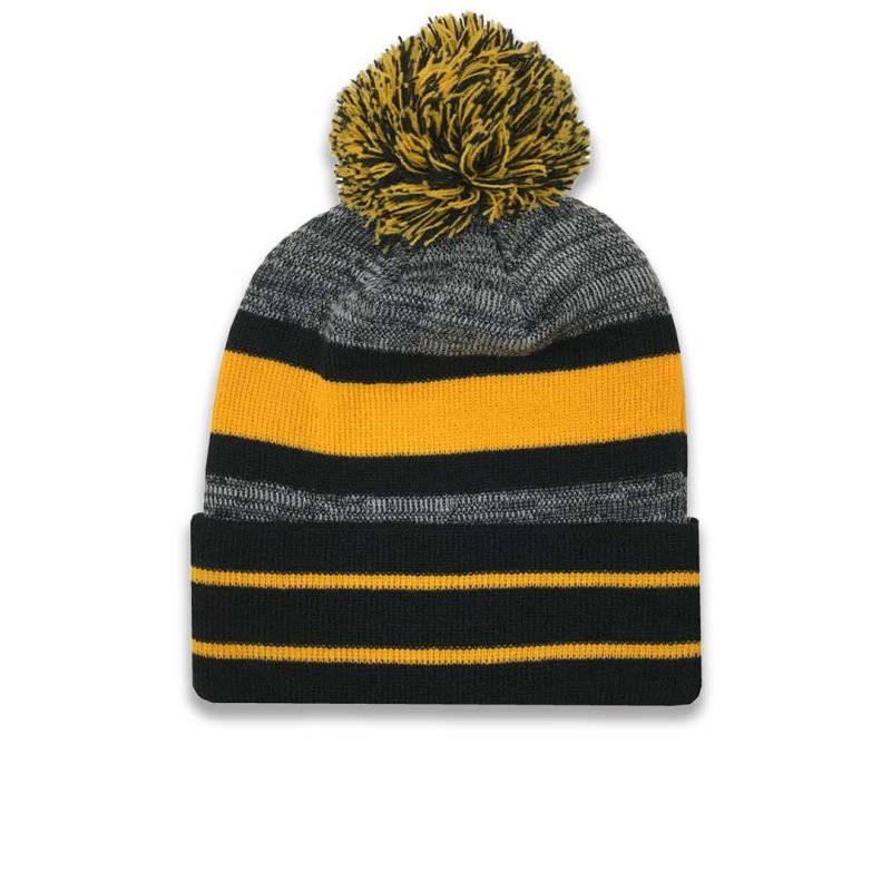 New Era Pittsburgh Steelers Cuff Pom Knit 11239790 02