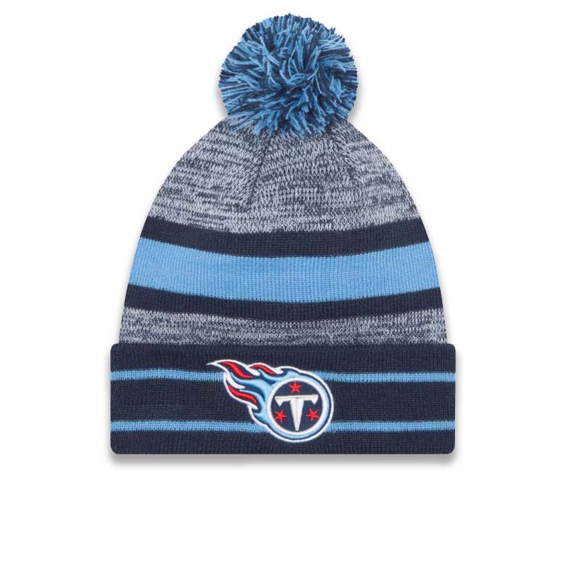 New Era Tennessee Titans Cuff Pom Knit 11238114 01