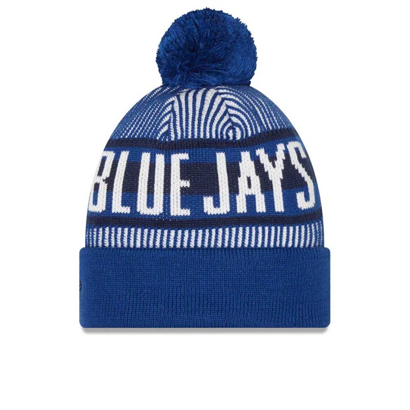 New Era Toronto Blue Jays Striped Knit Hat 60266840 02