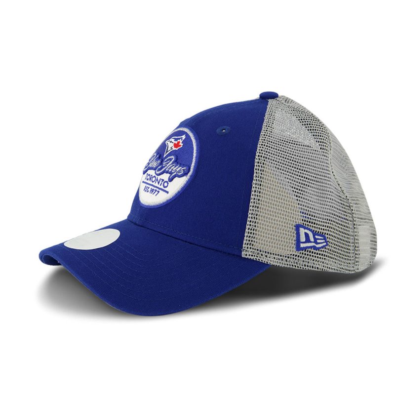 New Era Women s Toronto Blue Jays 9FORTY Team Script E3 Snapback 60372555 02