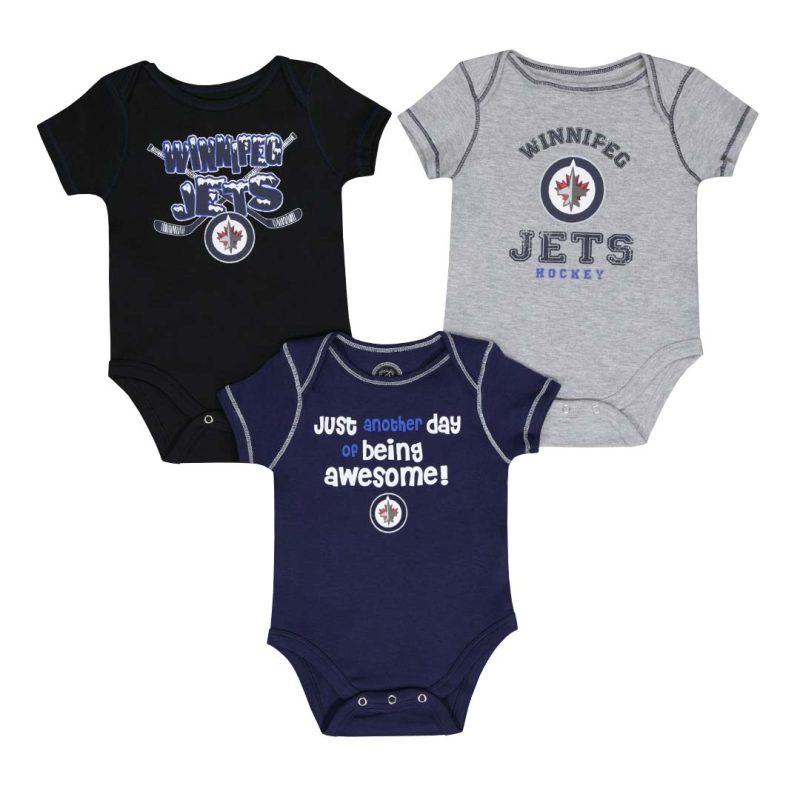 Outerstuff Kids Infant Winnipeg Jets 3 Pack Onesie HK5N1A2Z9 WNP