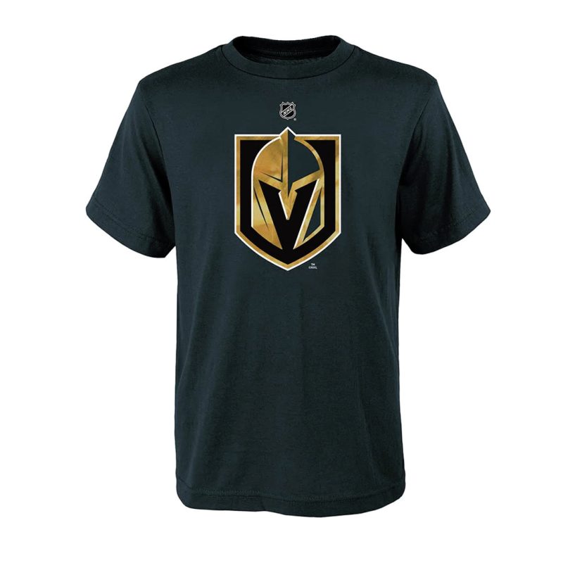 Outerstuff Kids Junior Vegas Golden Knights Primary Logo Short Sleeve T Shirt HK5B7MK99H01 LGK 01