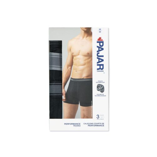 Pajar Men s 3 Pack Boxer Brief PAJMUNW007 BLACK