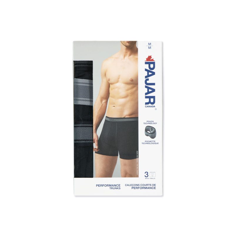 Pajar Men s 3 Pack Boxer Brief PAJMUNW007 BLACK