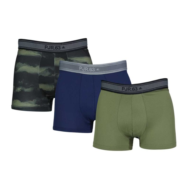 Pajar Men s 3 Pack Boxer Brief PAJMUNW007 GREEN 01