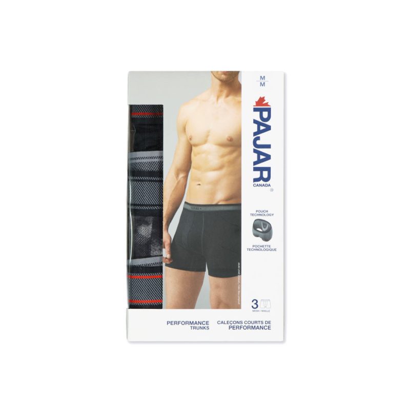 Pajar Men s 3 Pack Boxer Brief PAJMUNW007 GREY